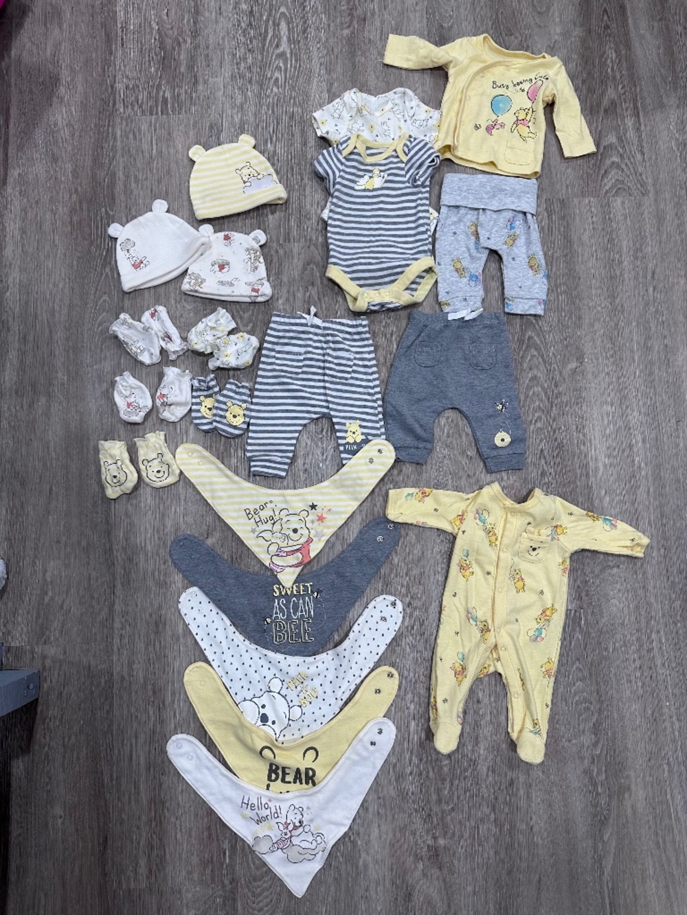 Disney Winnie the Pooh Newborn Neutral Baby Clothes